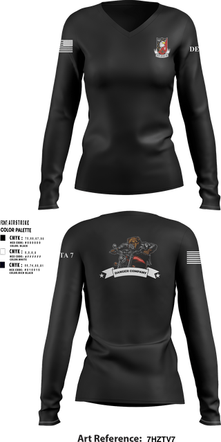 Women's Long Sleeve Vneck Shirt, , Army, Teamtime, Team time, sublimation, custom sports apparel, team uniforms, spirit wear, spiritwear, sports uniforms, custom shirts, team store, custom team store, fundraiser sports, apparel fundraiser