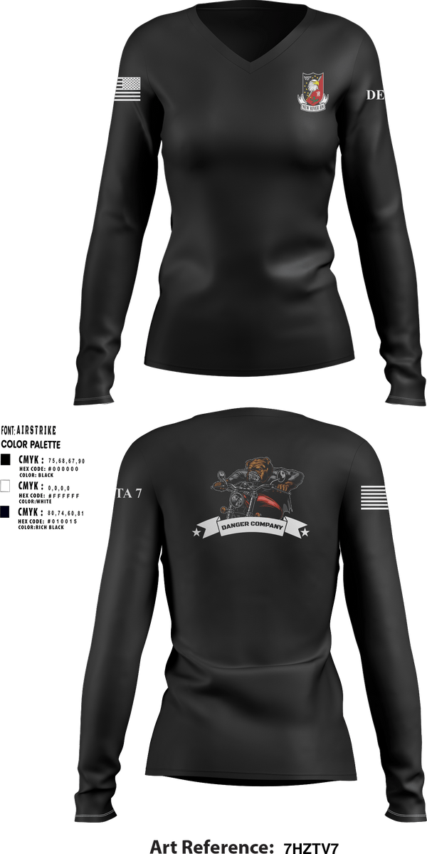 Women's Long Sleeve Vneck Shirt, , Army, Teamtime, Team time, sublimation, custom sports apparel, team uniforms, spirit wear, spiritwear, sports uniforms, custom shirts, team store, custom team store, fundraiser sports, apparel fundraiser