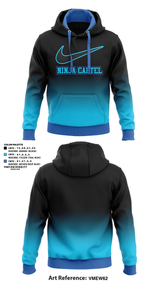 Hoodie, Ninja Cartel, Tennis, Teamtime, Team time, sublimation, custom sports apparel, team uniforms, spirit wear, spiritwear, sports uniforms, custom shirts, team store, custom team store, fundraiser sports, apparel fundraiser