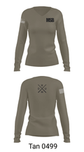 MSB DrumLine 23-24 50749009 Women's Long Sleeve V-neck Shirt - 41