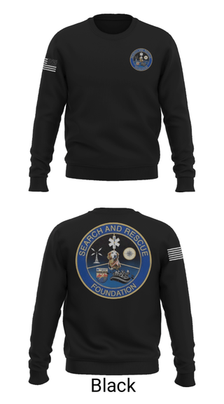 Crew Neck Sweatshirt, Search & Rescue Foundation, , Teamtime, Team time, sublimation, custom sports apparel, team uniforms, spirit wear, spiritwear, sports uniforms, custom shirts, team store, custom team store, fundraiser sports, apparel fundraiser
