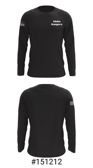 Long Sleeve Performance Shirt, Idaho Rangers, , Teamtime, Team time, sublimation, custom sports apparel, team uniforms, spirit wear, spiritwear, sports uniforms, custom shirts, team store, custom team store, fundraiser sports, apparel fundraiser