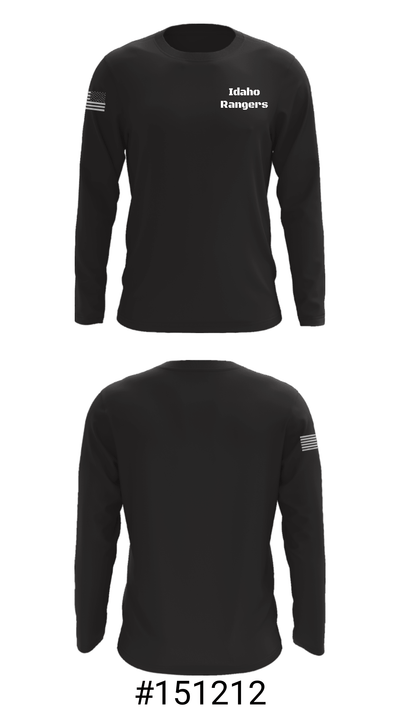 Idaho Rangers 25313221 Long Sleeve Performance Shirt - 18