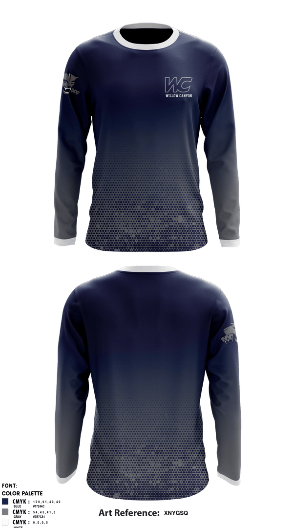 Long Sleeve Performance Shirt, Willow Canyon High School Dance, Spirit Store, Teamtime, Team time, sublimation, custom sports apparel, team uniforms, spirit wear, spiritwear, sports uniforms, custom shirts, team store, custom team store, fundraiser sports, apparel fundraiser