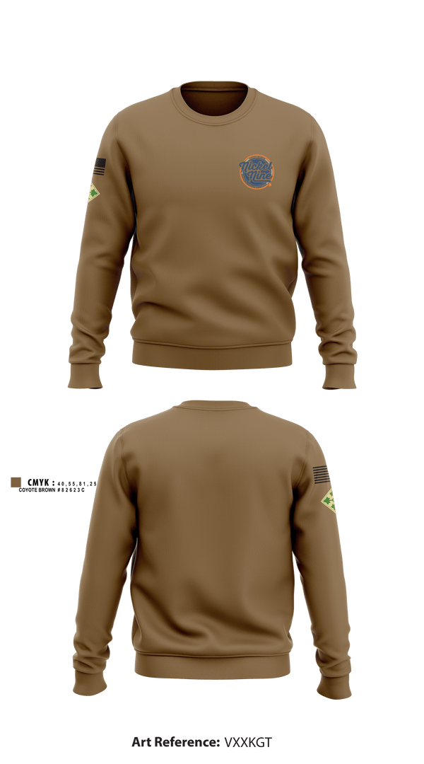 Crew Neck Sweatshirt, , Army, Teamtime, Team time, sublimation, custom sports apparel, team uniforms, spirit wear, spiritwear, sports uniforms, custom shirts, team store, custom team store, fundraiser sports, apparel fundraiser