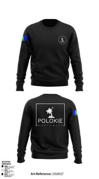 Crew Neck Sweatshirt, POLOKIE, , Teamtime, Team time, sublimation, custom sports apparel, team uniforms, spirit wear, spiritwear, sports uniforms, custom shirts, team store, custom team store, fundraiser sports, apparel fundraiser
