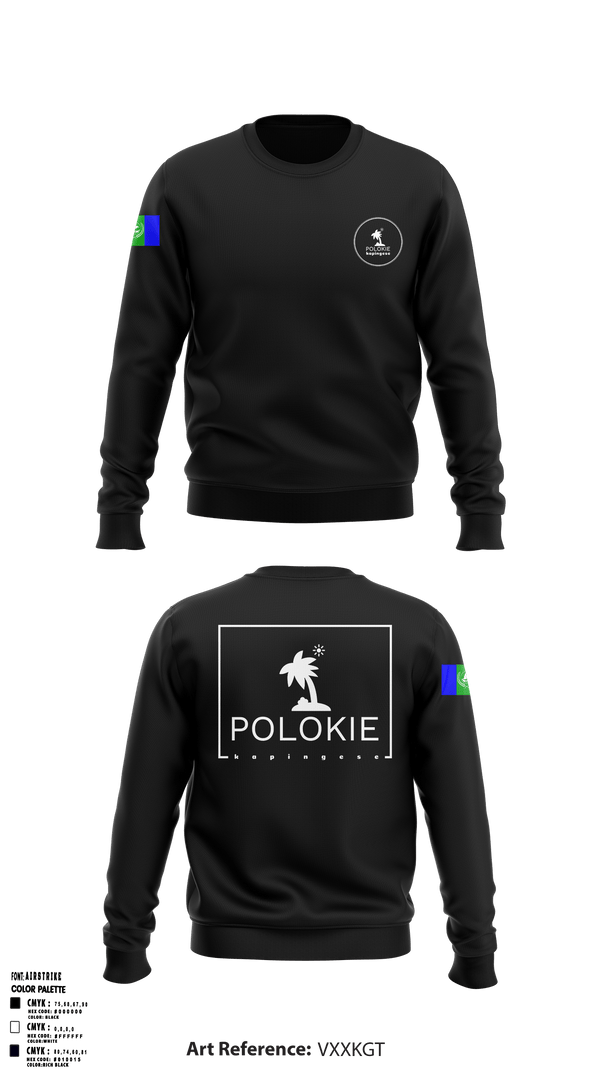 Crew Neck Sweatshirt, POLOKIE, , Teamtime, Team time, sublimation, custom sports apparel, team uniforms, spirit wear, spiritwear, sports uniforms, custom shirts, team store, custom team store, fundraiser sports, apparel fundraiser