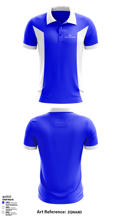 Paul Cuffee Upper School 45670279 Short Sleeve Performance Polo - 1