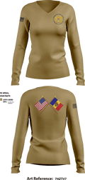 Detachment Republica Moldova 57338540 Women's Long Sleeve V-neck Shirt - 8