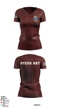 Dyess AFB Operational Support Team 10526750 Women's Short Sleeve V-neck Shirt - 7