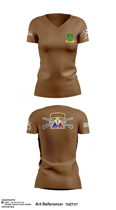 1ST PLT ALPACAS 46607592 Women's Short Sleeve V-neck Shirt - 12