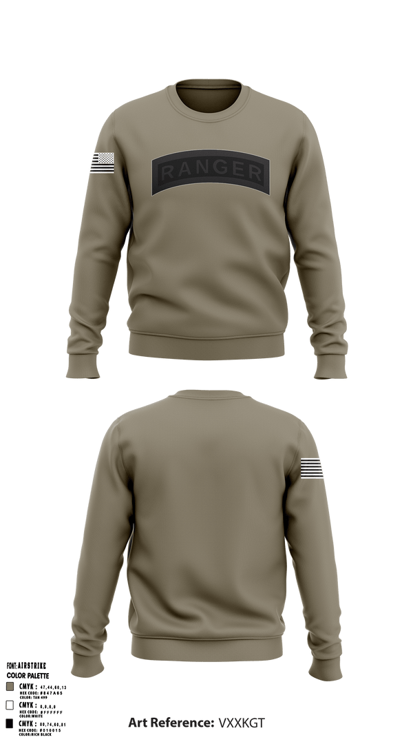 Crew Neck Sweatshirt, , Army, Teamtime, Team time, sublimation, custom sports apparel, team uniforms, spirit wear, spiritwear, sports uniforms, custom shirts, team store, custom team store, fundraiser sports, apparel fundraiser