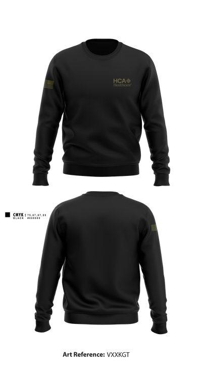 HCA HEALTHCARE 97224522 Crew Neck Sweatshirt - 4