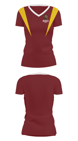 Women's Short Sleeve Vneck Shirt, Simi Valley High School Golf, Golf, Teamtime, Team time, sublimation, custom sports apparel, team uniforms, spirit wear, spiritwear, sports uniforms, custom shirts, team store, custom team store, fundraiser sports, apparel fundraiser