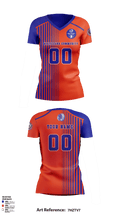 Whiteland Community High School Volleyball 82178540 Women's Short Sleeve V-neck Shirt - 3