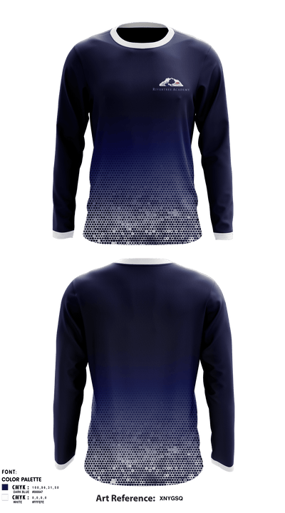 Rivertree Academy 40213398 Long Sleeve Performance Shirt - 1
