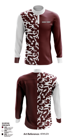 Quarter Zip Jacket, Eagle View Elementary School, Spirit Store, Teamtime, Team time, sublimation, custom sports apparel, team uniforms, spirit wear, spiritwear, sports uniforms, custom shirts, team store, custom team store, fundraiser sports, apparel fundraiser