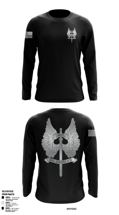 Mobile Enforcement Team 91212317 Long Sleeve Performance Shirt - 1