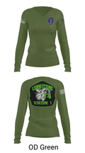 Delaware Park Chemical Engine Co. #1 31356015 Women's Long Sleeve V-neck Shirt - 40
