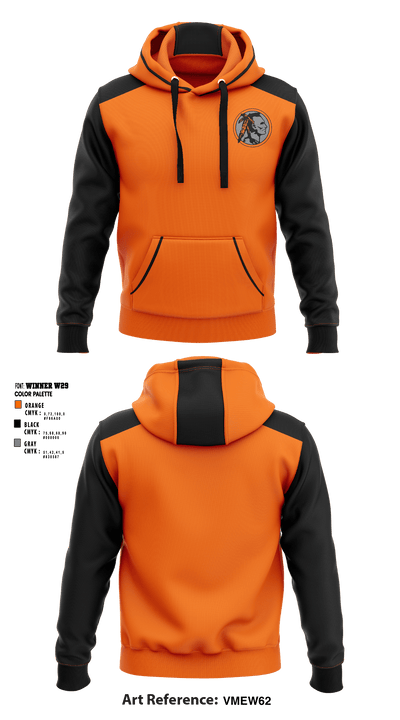 Chesaning Middle School Cheer 10918071 Hoodie - 1