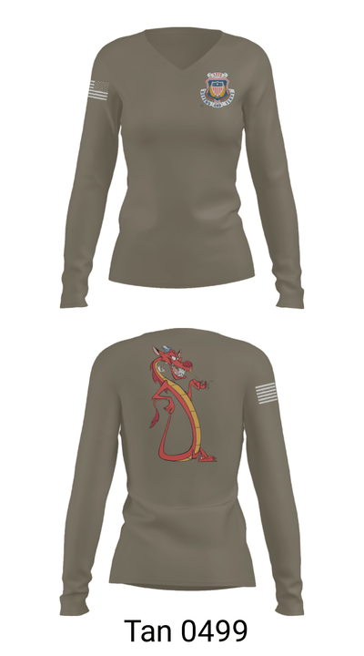 Mighty S1 34213142 Women's Long Sleeve V-neck Shirt - 40