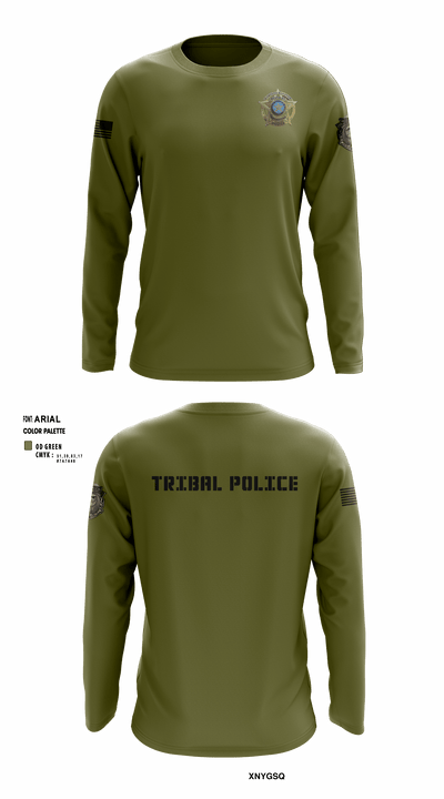 Eastern Shawnee Tribal Police 73684193 Long Sleeve Performance Shirt - 4 (1)