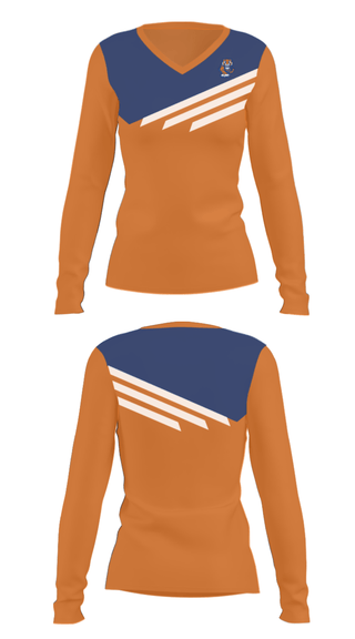 Women's Long Sleeve Vneck Shirt, Chilton County High School Band, Spirit Store, Teamtime, Team time, sublimation, custom sports apparel, team uniforms, spirit wear, spiritwear, sports uniforms, custom shirts, team store, custom team store, fundraiser sports, apparel fundraiser