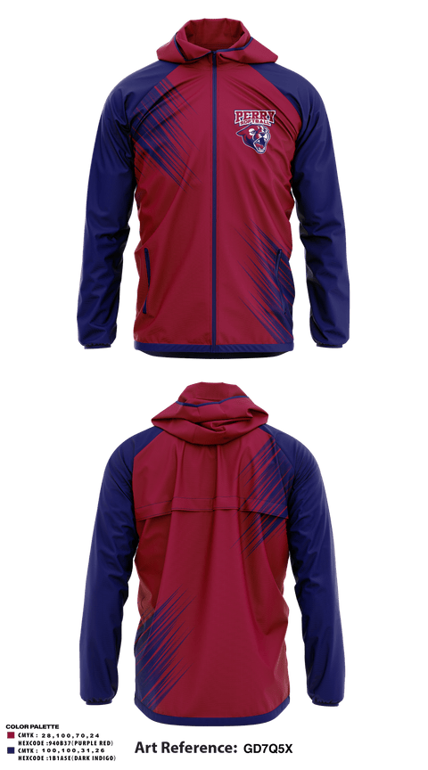 Windbreaker, Perry High School Softball, Softball, Teamtime, Team time, sublimation, custom sports apparel, team uniforms, spirit wear, spiritwear, sports uniforms, custom shirts, team store, custom team store, fundraiser sports, apparel fundraiser