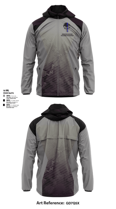 Chickasaw county correctional facility 46458753 Windbreaker - 1