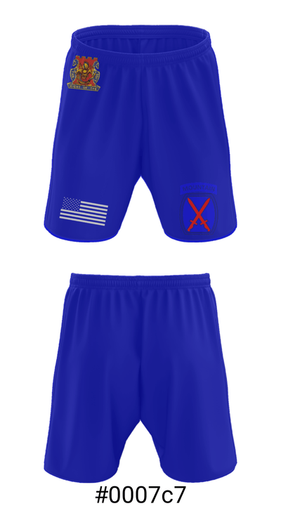 2nd battalion 14th infantry regiment 17334538 Athletic Shorts With Pockets - 25