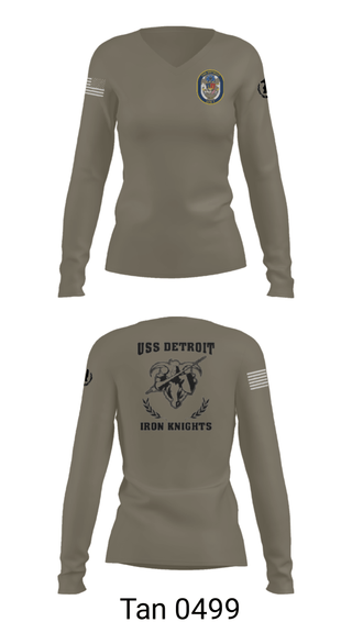Women's Long Sleeve Vneck Shirt, , Navy, Teamtime, Team time, sublimation, custom sports apparel, team uniforms, spirit wear, spiritwear, sports uniforms, custom shirts, team store, custom team store, fundraiser sports, apparel fundraiser