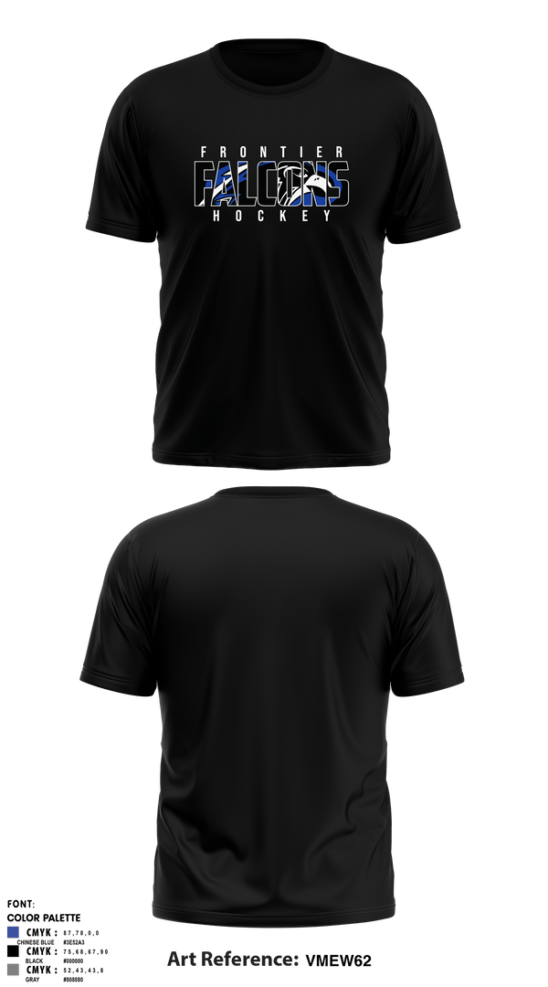 Short Sleeve Performance Shirt, Frontier Central Hockey, Hockey, Teamtime, Team time, sublimation, custom sports apparel, team uniforms, spirit wear, spiritwear, sports uniforms, custom shirts, team store, custom team store, fundraiser sports, apparel fundraiser