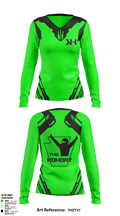 The Kohort 26796532 Women's Long Sleeve V-neck Shirt - 6
