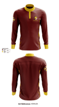 Baker High School Basketball 63681281 Quarter Zip Jacket - 1