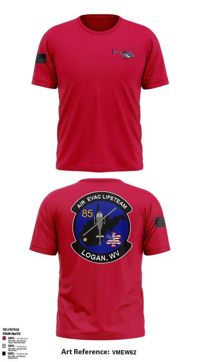 Air Evac Lifeteam 13964837 Short Sleeve Performance Shirt - 32