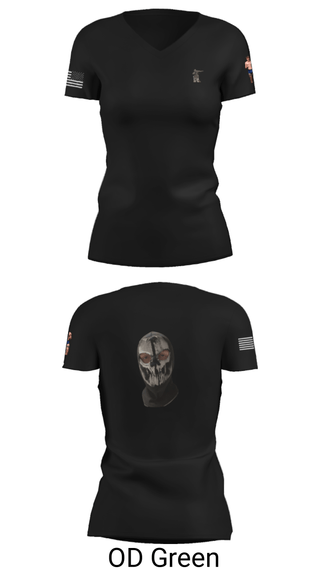 Women's Short Sleeve Vneck Shirt, , Army, Teamtime, Team time, sublimation, custom sports apparel, team uniforms, spirit wear, spiritwear, sports uniforms, custom shirts, team store, custom team store, fundraiser sports, apparel fundraiser