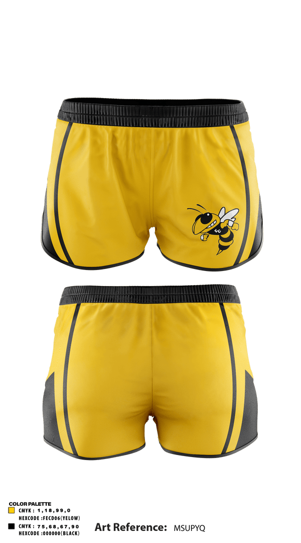 Track Shorts, East Central High School Basketball, Women's Basketball, Teamtime, Team time, sublimation, custom sports apparel, team uniforms, spirit wear, spiritwear, sports uniforms, custom shirts, team store, custom team store, fundraiser sports, apparel fundraiser
