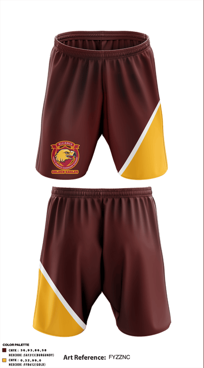 Alliance Virgil Roberts Leadership Academy 93552671 Athletic Shorts With Pockets - 2