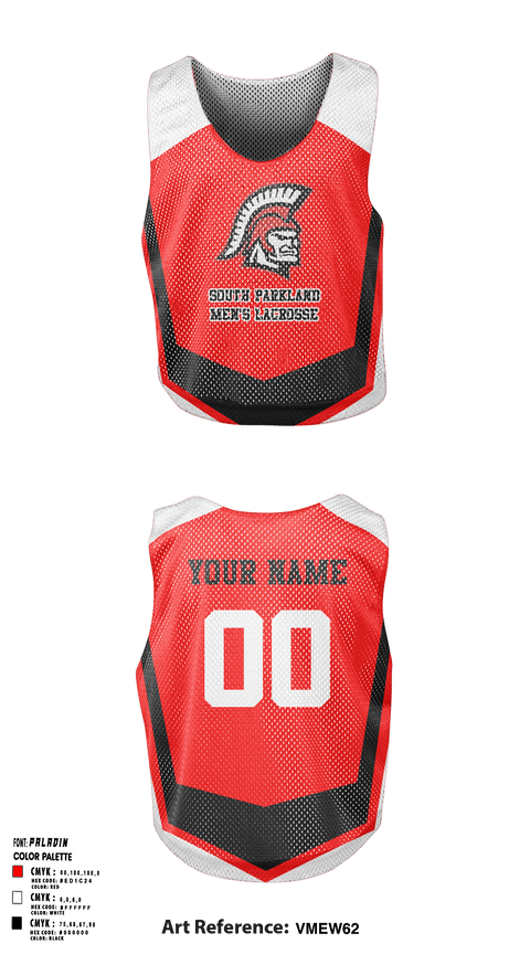 Mens Lacrosse Pinnie, South Parkland Youth Association Lacrosse, Men's Lacrosse, Teamtime, Team time, sublimation, custom sports apparel, team uniforms, spirit wear, spiritwear, sports uniforms, custom shirts, team store, custom team store, fundraiser sports, apparel fundraiser