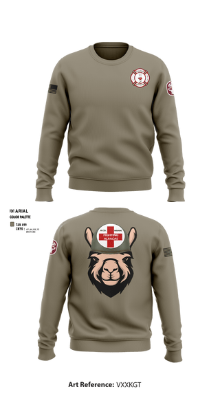 Crew Neck Sweatshirt, WBAMCAlpha Company, WBAMC, Softball, Teamtime, Team time, sublimation, custom sports apparel, team uniforms, spirit wear, spiritwear, sports uniforms, custom shirts, team store, custom team store, fundraiser sports, apparel fundraiser