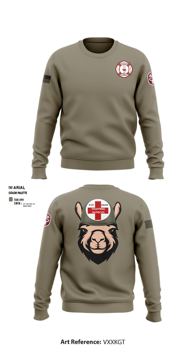 Alpha Company, WBAMC 94187438 Crew Neck Sweatshirt - 9