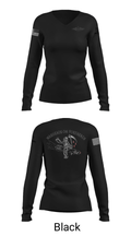 USS Florida Blue FT 52115851 Women's Long Sleeve V-neck Shirt - 23