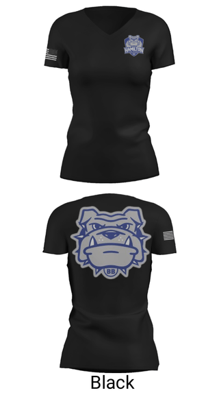 Women's Short Sleeve Vneck Shirt, Hamilton High School Soccer, Men's Soccer, Teamtime, Team time, sublimation, custom sports apparel, team uniforms, spirit wear, spiritwear, sports uniforms, custom shirts, team store, custom team store, fundraiser sports, apparel fundraiser