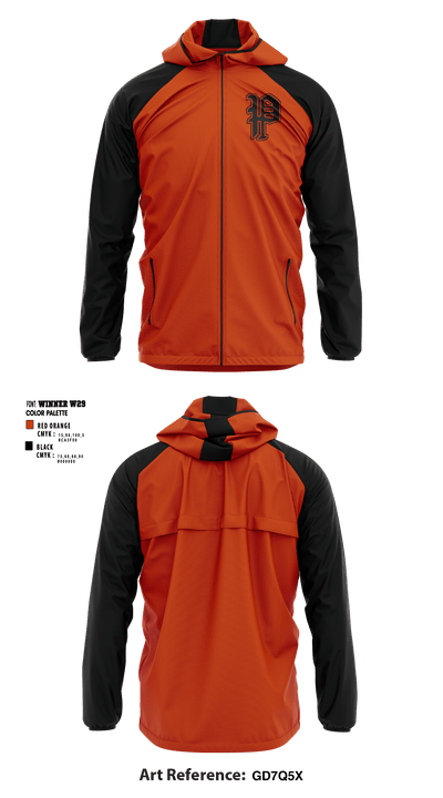 Pleasantville High School Cheer 14927259 Windbreaker - 1