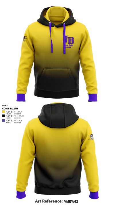 Jack Britt High School Soccer 14751737 Hoodie - 1