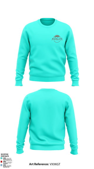 Crew Neck Sweatshirt, Avalos Flooring, , Teamtime, Team time, sublimation, custom sports apparel, team uniforms, spirit wear, spiritwear, sports uniforms, custom shirts, team store, custom team store, fundraiser sports, apparel fundraiser