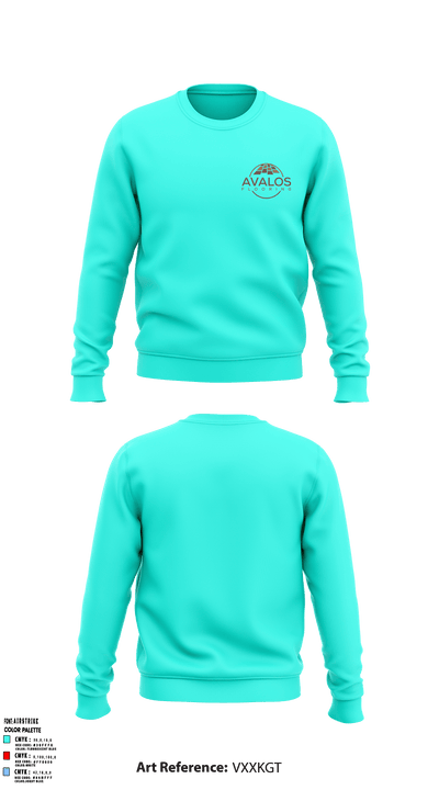 Avalos Flooring 55549911 Crew Neck Sweatshirt - 1