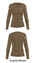 Homicido 41954743 Women's Long Sleeve V-neck Shirt - 15