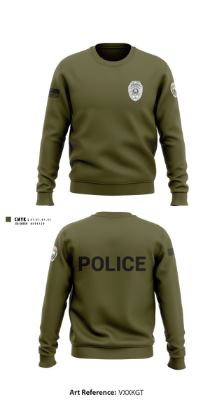 Crew Neck Sweatshirt, TAYLORSVILLE POLICE, Police, Teamtime, Team time, sublimation, custom sports apparel, team uniforms, spirit wear, spiritwear, sports uniforms, custom shirts, team store, custom team store, fundraiser sports, apparel fundraiser