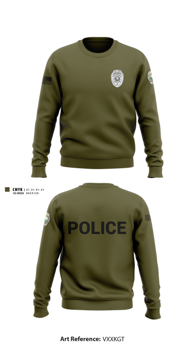 TAYLORSVILLE POLICE DEPARTMENT LT 27466887 Crew Neck Sweatshirt - 5